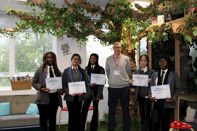 Students from The Portsmouth Academy recognised for powerful environmental poetry