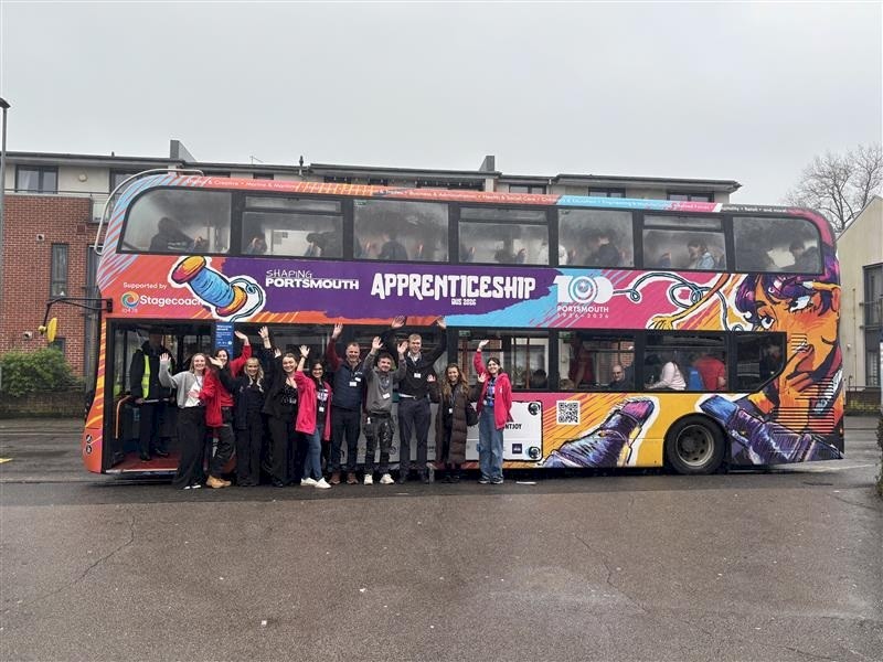 Apprenticeship Bus visits to The Portsmouth Academy