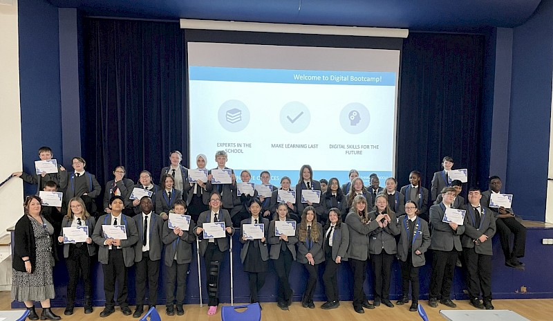 KS3 Students Take Part in a Digital Bootcamp