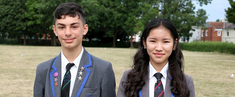 Meet our new Head Boy and Head Girl driven to ensure the voices of all students are heard