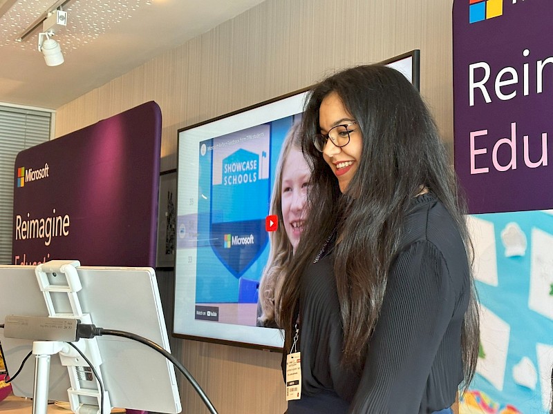 Science teacher speaks at global conference for Microsoft