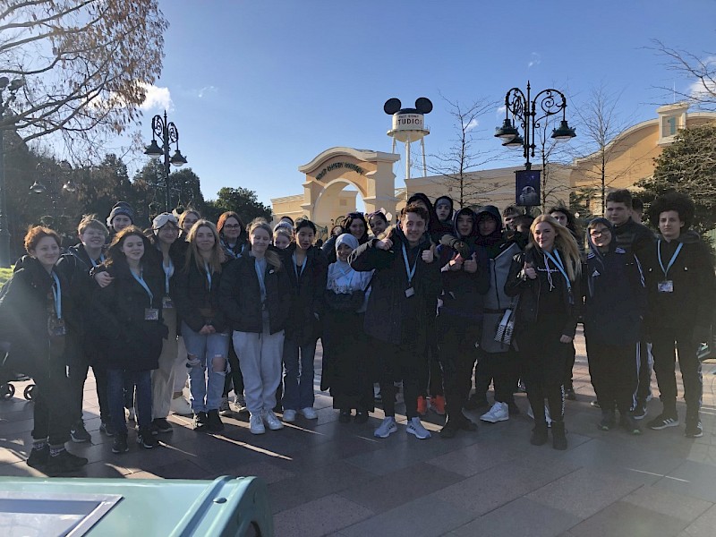 TPA Students Visit Media Live 2023 at Disneyland Paris
