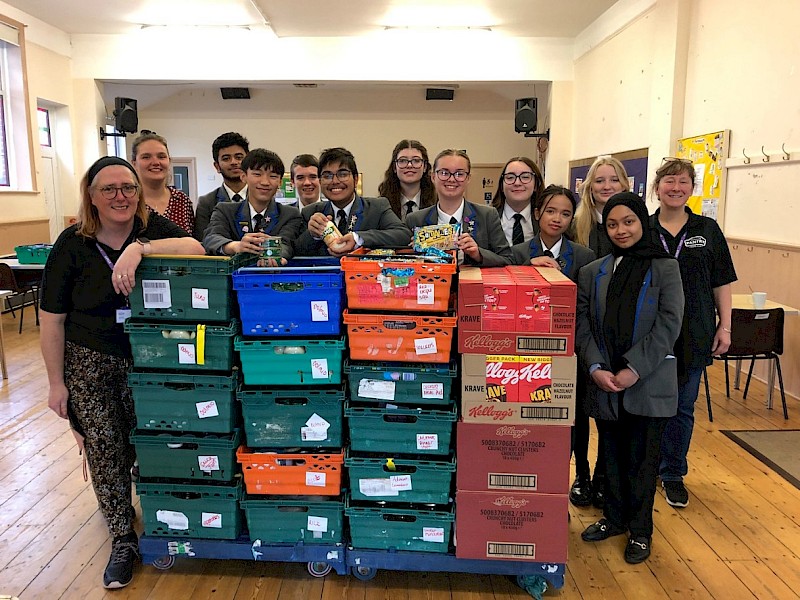 Senior Student Leaders Visit The North End Pantry