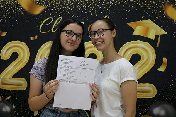 Students at The Portsmouth Academy celebrate their GCSE results!